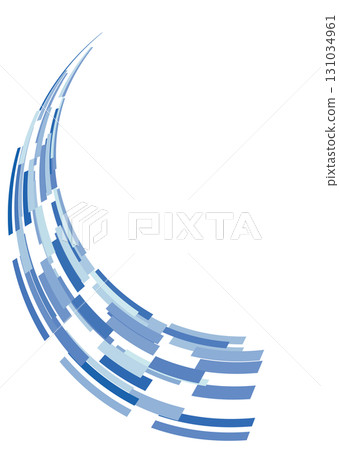 Blue digital wavy wave background A4 flyer cover design White background Vector png transparent 131034961