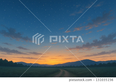 朝霞俯瞰夏日黎明 朝霞俯瞰夏日黎明 131035156
