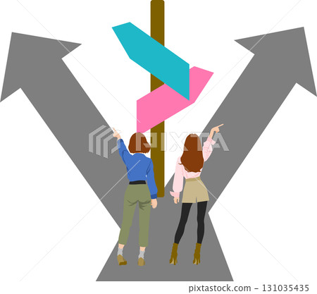 人生的轉捩點插畫 131035435