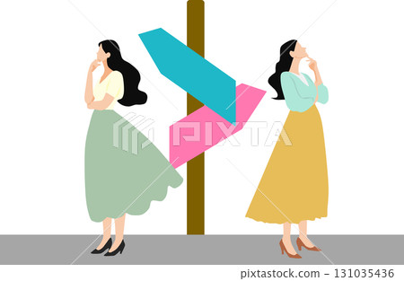 人生的轉捩點插畫 131035436