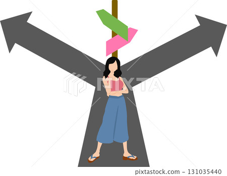 人生的轉捩點插畫 131035440