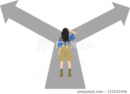 人生的轉捩點插畫 131035446