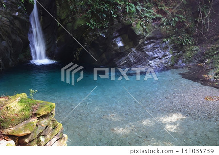 Waterfall of three barreled authority 131035739