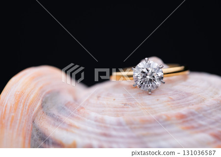 Classic Solitaire Engagement Diamond Ring 131036587