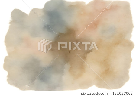Soft watercolor wash in muted beige, taupe, blush and slate hues Soft watercolor wash in muted beige, taupe, blush and slate hues 131037062