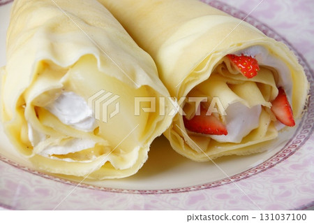 Strawberry Crepe, Peach Crepe Strawberry Crepe, Peach Crepe 131037100