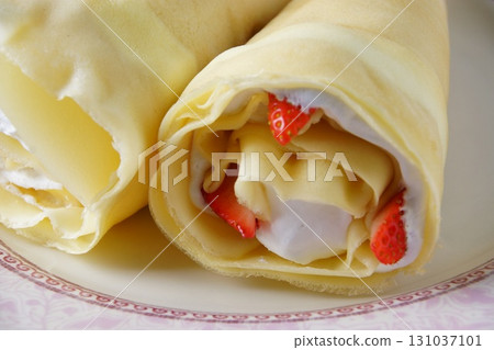 Strawberry Crepe, Peach Crepe Strawberry Crepe, Peach Crepe 131037101