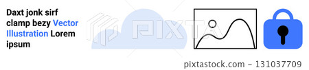 Cloud icon, image placeholder, and blue padlock symbol. Ideal for data security, cloud storage, digital privacy, internet safety, online storage, web hosting, and cybersecurity. Banner for landing Cloud icon, image placeholder, and blue padlock symbol. Ideal for data security, cloud storage, digital privacy, internet safety, online storage, web hosting, and cybersecurity. Banner for landing 131037709