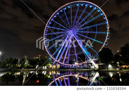 Montreal Old Port and Ferris Wheel on a Summer Night Montreal Old Port and Ferris Wheel on a Summer Night 131038504
