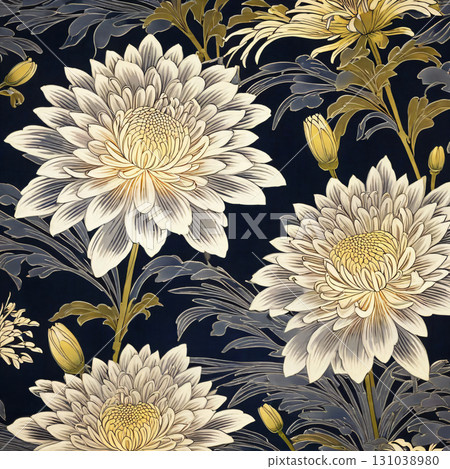 日本菊花圖案, 日本菊花圖案, 131038980