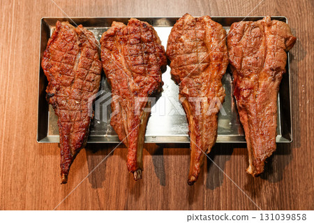 Chinese food. Grilled lamb ribs Chinese food. Grilled lamb ribs 131039858