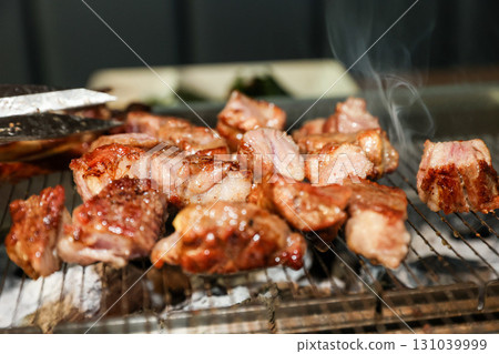Chinese food. Grilled lamb ribs Chinese food. Grilled lamb ribs 131039999