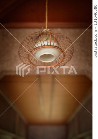 Showa retro hallway ceiling with old pendant light Showa retro hallway ceiling with old pendant light 131040380