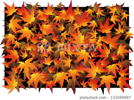 多彩落楓葉背景 131040897