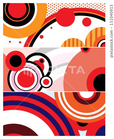 Fun festival banner design set 131040913