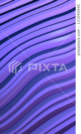 Smooth flowing purple stripes layered abstract background with soft waves and futuristic design 131040948