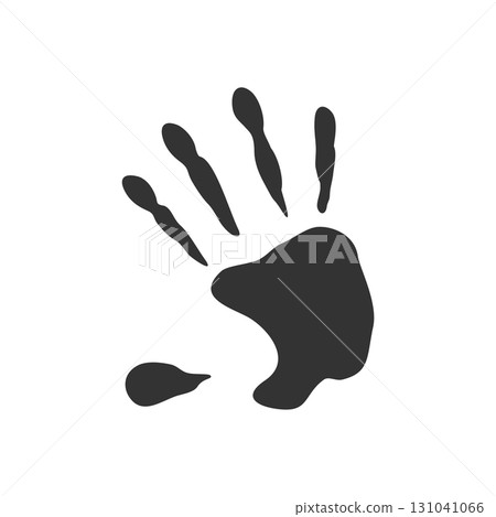 Hand Print Logo Template Illustration Design. Vector EPS 10. 131041066