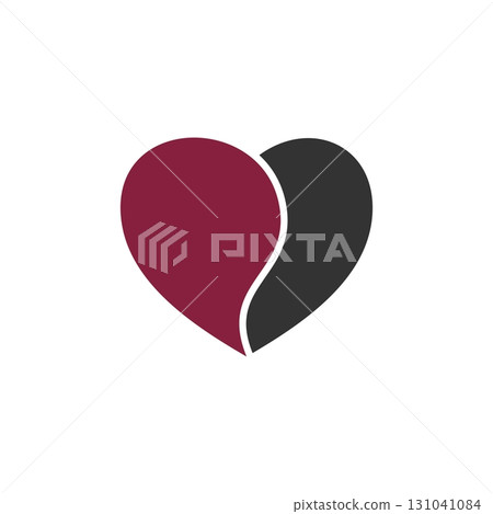 Heart Love Logo Template Illustration Design. Vector EPS 10. 131041084