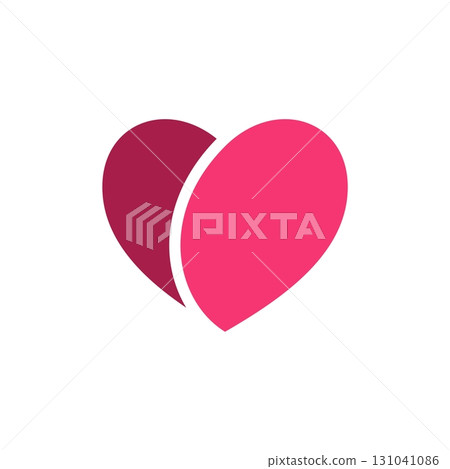 Heart Love Logo Template Illustration Design. Vector EPS 10. Heart Love Logo Template Illustration Design. Vector EPS 10. 131041086