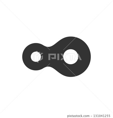 Chain Loop Logo Template Illustration Design. Vector EPS 10. 131041255