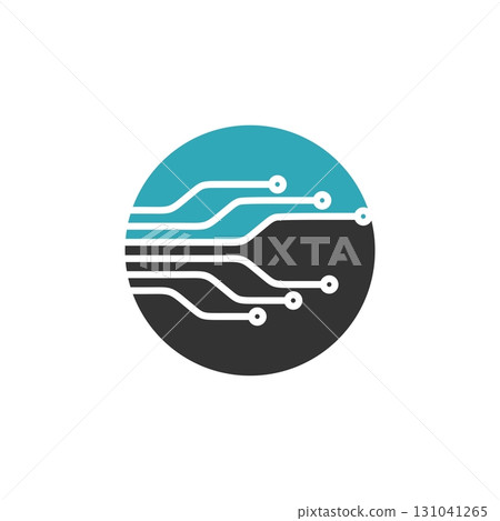 Electronic Circuit Line, Technology Logo Template Illustration Design. Vector EPS 10. Electronic Circuit Line, Technology Logo Template Illustration Design. Vector EPS 10. 131041265