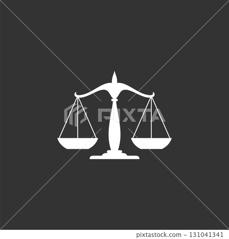 Scale of Justice Logo Template Illustration Design. Vector EPS 10. 131041341