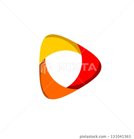 Play Button Lens Colorful Logo Template Illustration Design. Vector EPS 10. Play Button Lens Colorful Logo Template Illustration Design. Vector EPS 10. 131041363
