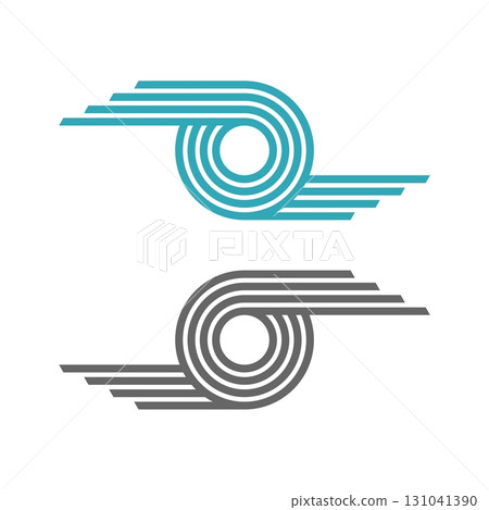 Rope Ornament Lines Logo Template Illustration Design. Vector EPS 10. 131041390