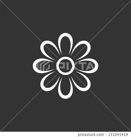 Ornamental Flower Logo Template Illustration Design. Vector EPS 10. 131041419