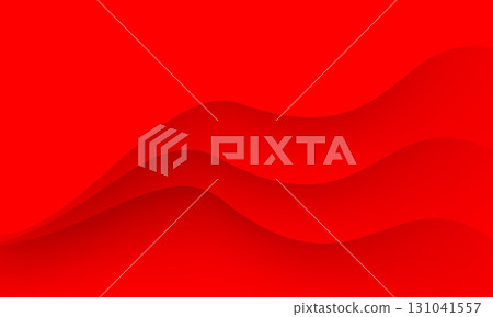 Abstract red wave curve overlap design luxury background vector 131041557