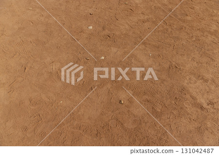 details of a part of a metal alloy structure covered with red rust spots, rusty metal alloy 131042487