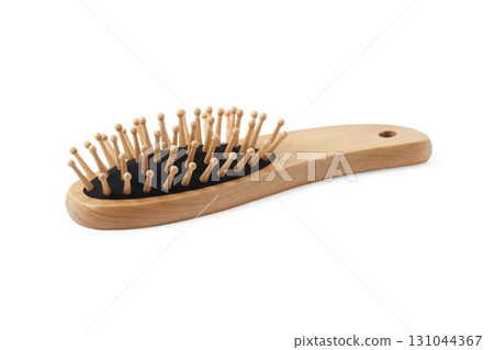 Wooden massage comb 131044367