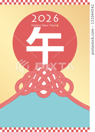 2026 Year of the Horse New Year's Card 2026 Year of the Horse New Year's Card 131044542