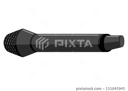 Black microphone Black microphone 131045945