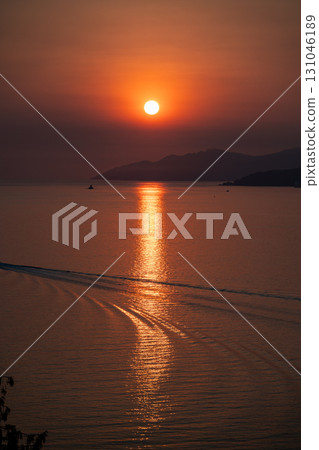 加拿大溫哥華日落 131046189