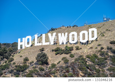 美國加州的好萊塢標誌 131046216