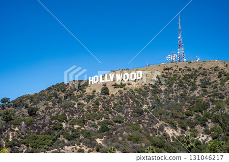 美國加州的好萊塢標誌 131046217