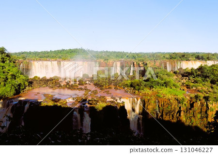 伊瓜蘇瀑布，世界遺產，從巴西一側觀看，巴西，南美洲 131046227