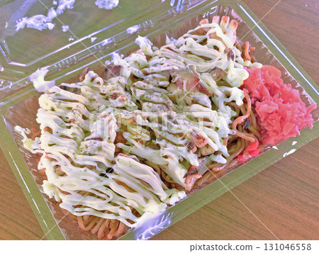 Squid Fried Noodles, Squid Fried Noodles, Kitchen Car Takeout Squid Fried Noodles, Squid Fried Noodles, Kitchen Car Takeout 131046558