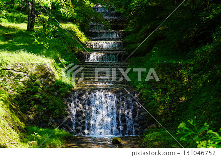 Ushiba River French style staircase work Ushiba River French style staircase work 131046752