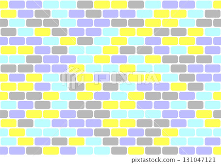 背景磁磚圓形磚圖案並排 131047121