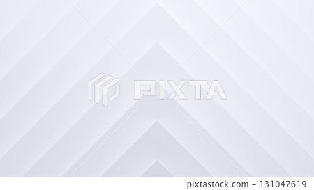 White simple background material geometric pattern 3D rendering 131047619