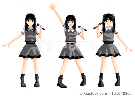 女黑人歌唱套裝A 131048503