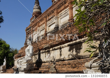 Scenery of Wat Yai Chai Mongkhon in Ayutthaya, Thailand Scenery of Wat Yai Chai Mongkhon in Ayutthaya, Thailand 131048855