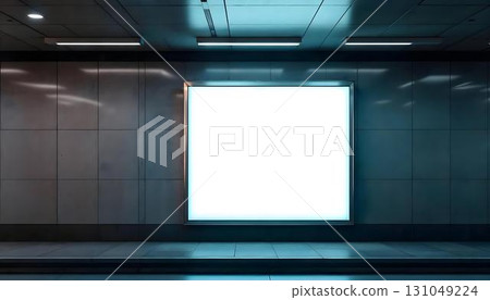 A large blank screen in an empty room, suitable for mockup advertising and creative presentations A large blank screen in an empty room, suitable for mockup advertising and creative presentations 131049224