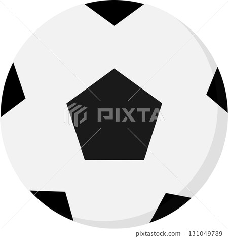 Simple soccer ball 131049789