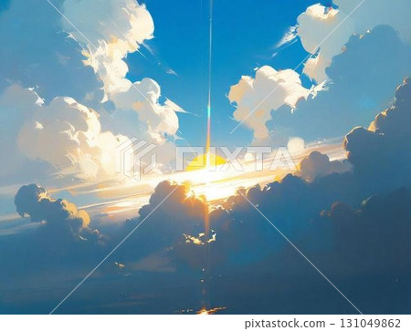 Nature and sky painting Nature and sky painting 131049862