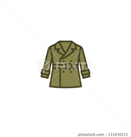 風衣顏色圖標，材料，無背景，插圖，文件創建，時尚 131050513