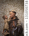 Saint Anthony of Padua holding baby Jesus 131050738