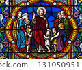Jesus welcomes and blesses little children 131050951